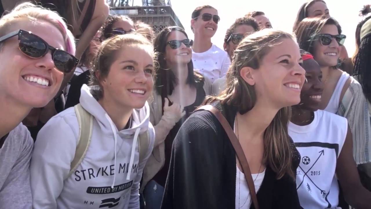 Women's National team explore Paris before heading to Rio