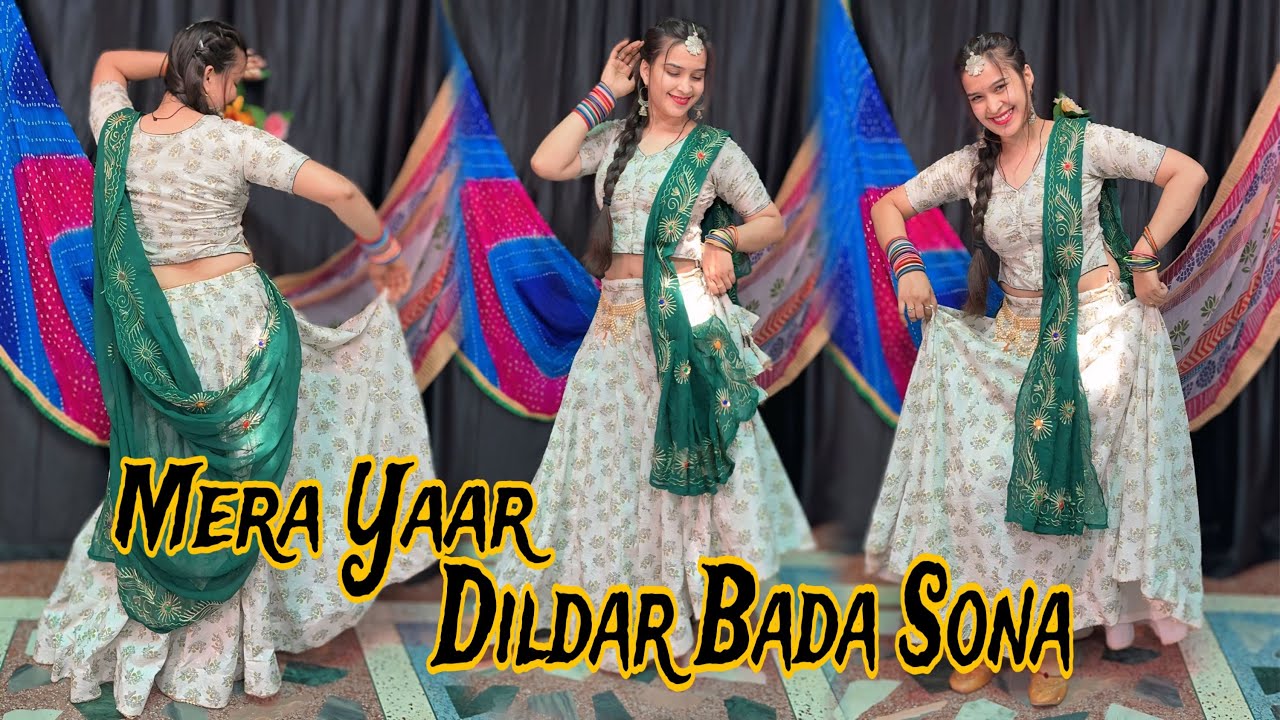 Mera Yaar Dildar Bada Sona ; Dance Video: Jaanwar / Bollywood song 