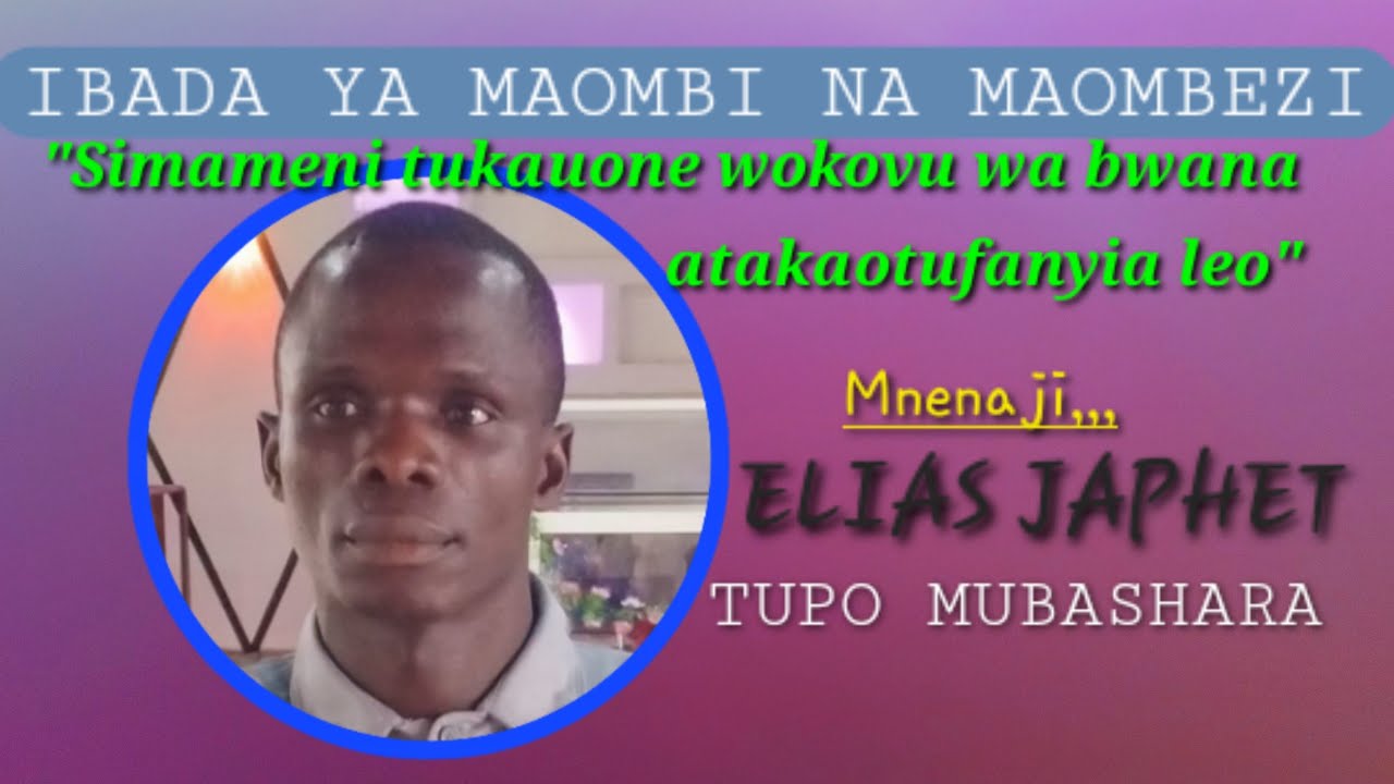 Malale tv22 is live  IBADA YA MAOMBI NA MAOMBEZI NA MTUMISHI ELIAS JAPHET.