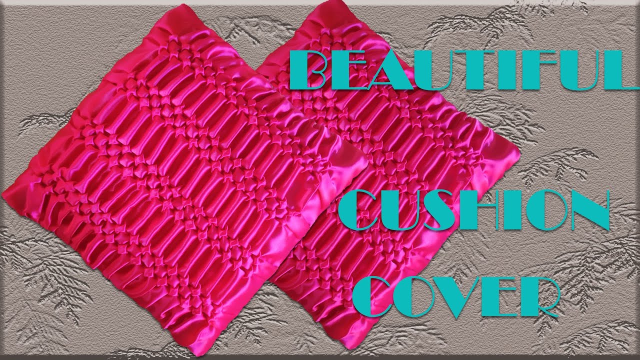 DIY Cushion Covers | Smocking Pillow Cover