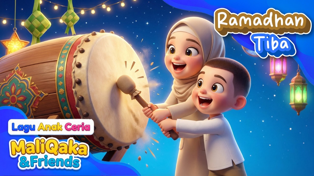 Ramadhan Tiba Versi Anak 🌙 | Lagu Anak Menyambut Bulan Puasa Ceria