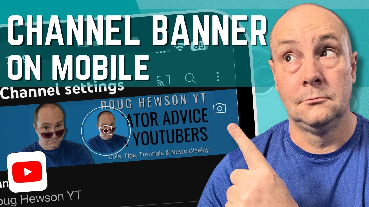 Upload Your YouTube Channel Banner on Mobile!