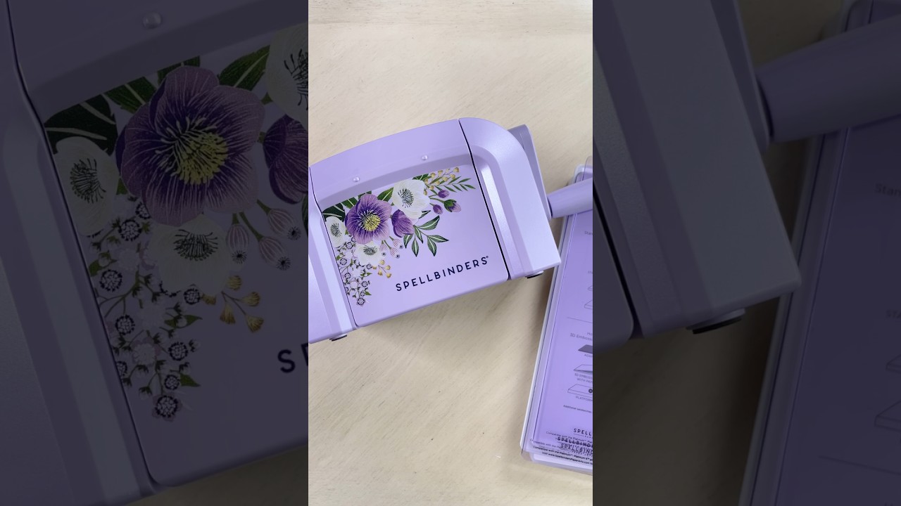 New Spellbinders Lilac Shimmer Scout Unboxing
