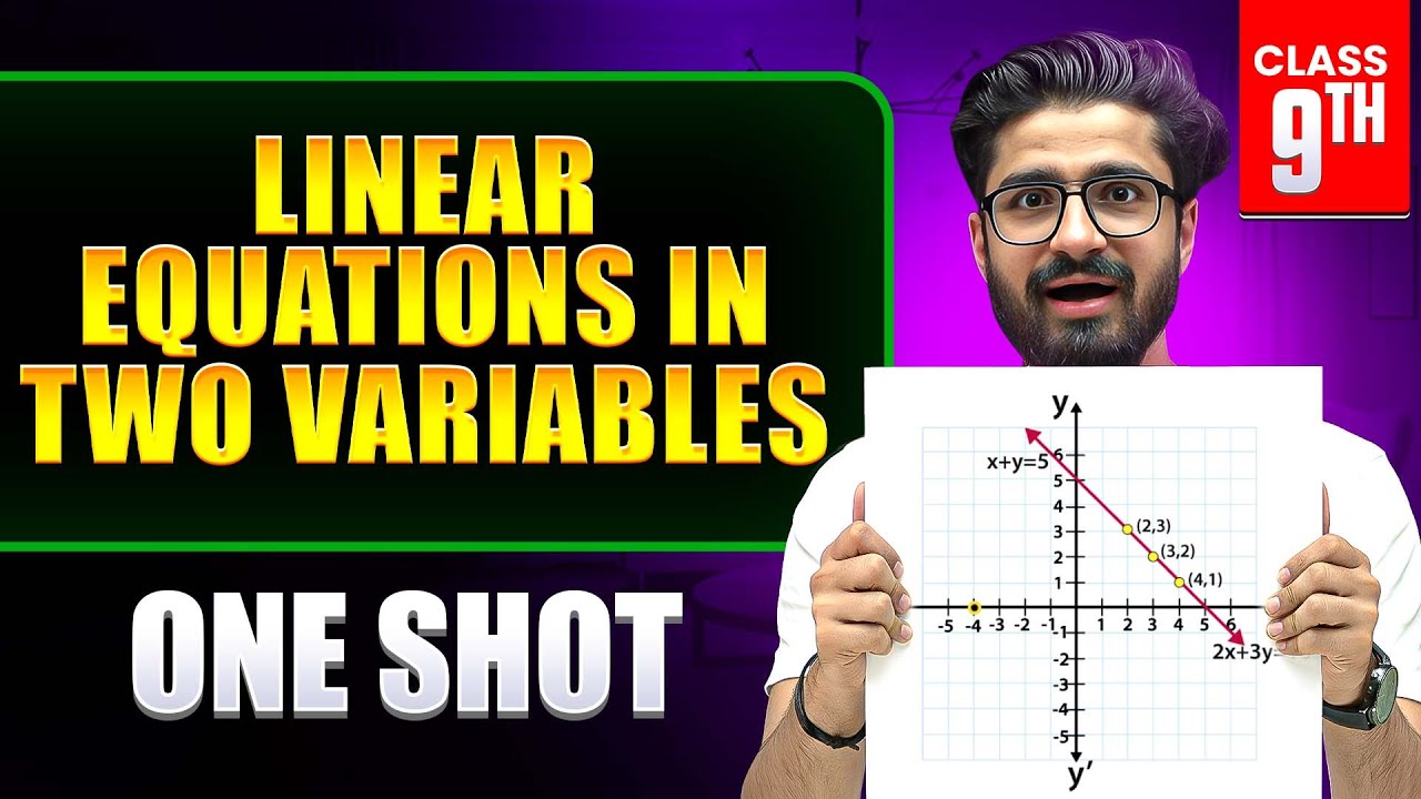 Linear Equation In Two Variables in One Shot | Class 9 MATHS Chapter 4 | Ritik Mishra
