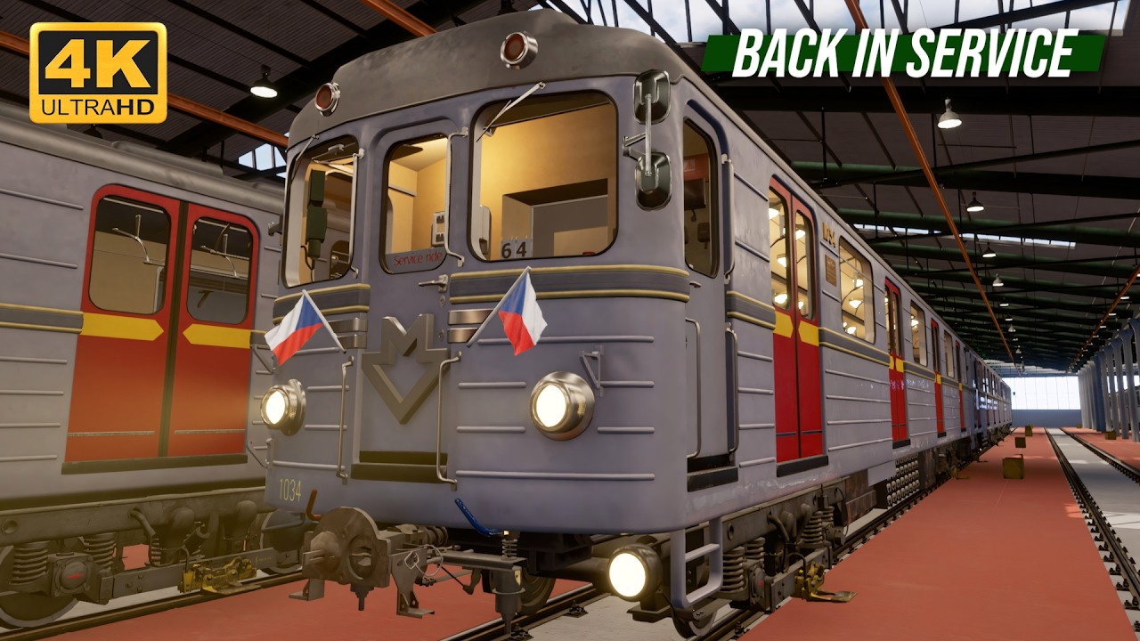Back in Service: a Metro Driver | New Depot Update | Hostivař Depot To N&aacute;měst&iacute; M&iacute;ru | Prague Metro A