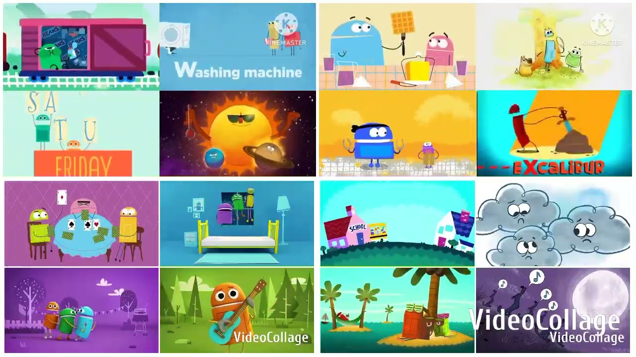 Black background vs storybots song