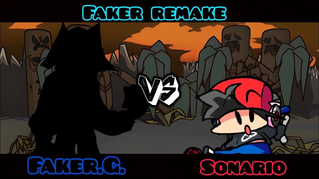fnf Faker Remake but is FakerGabriel vs @Sonario150  sing it
