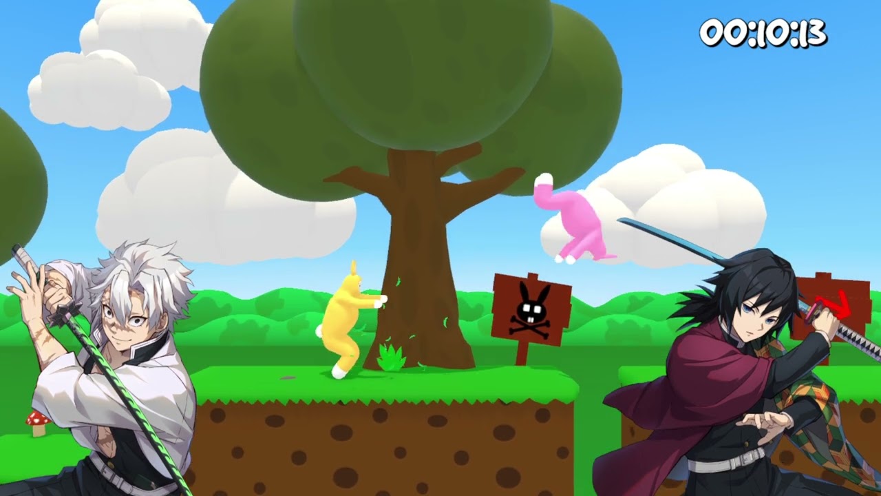 【鬼滅の刃劇場版公開記念】さねぎゆでスーパーバニーマン #声真似 #鬼滅の刃 #柱の刃 #shorts #さねぎゆ