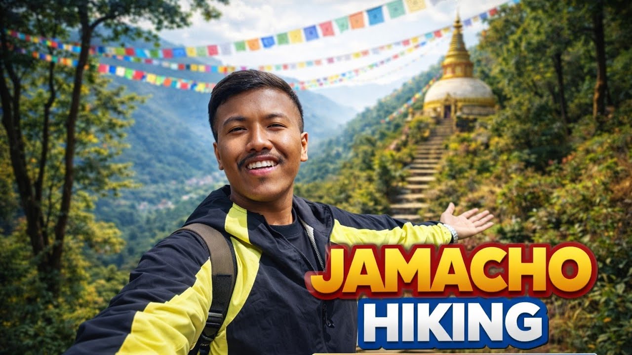 Jamacho Gumba Solo Hike | Peaceful Forest Walk Above Kathmandu [Jamacho Gumba Hiking ]