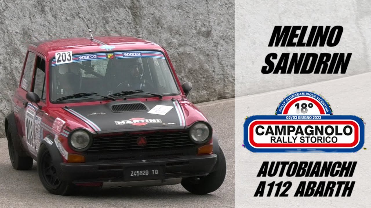 Rally Campagnolo 2023 || Melino Marco-Sandrin Michele || Autobianchi A112 Abarth