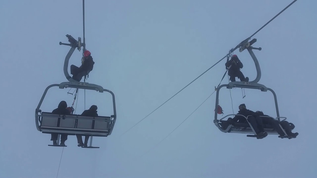 Telesiyej Kurtarma Eğitimi - Chair Lift Rescue Training