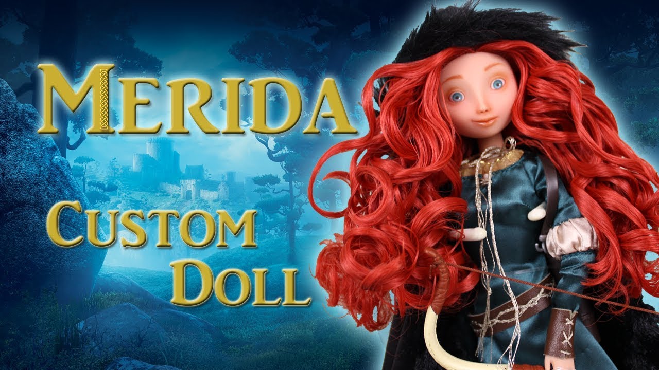 Custom Doll Repaint! Princess Merida from Disney-Pixar’s Brave OOAK