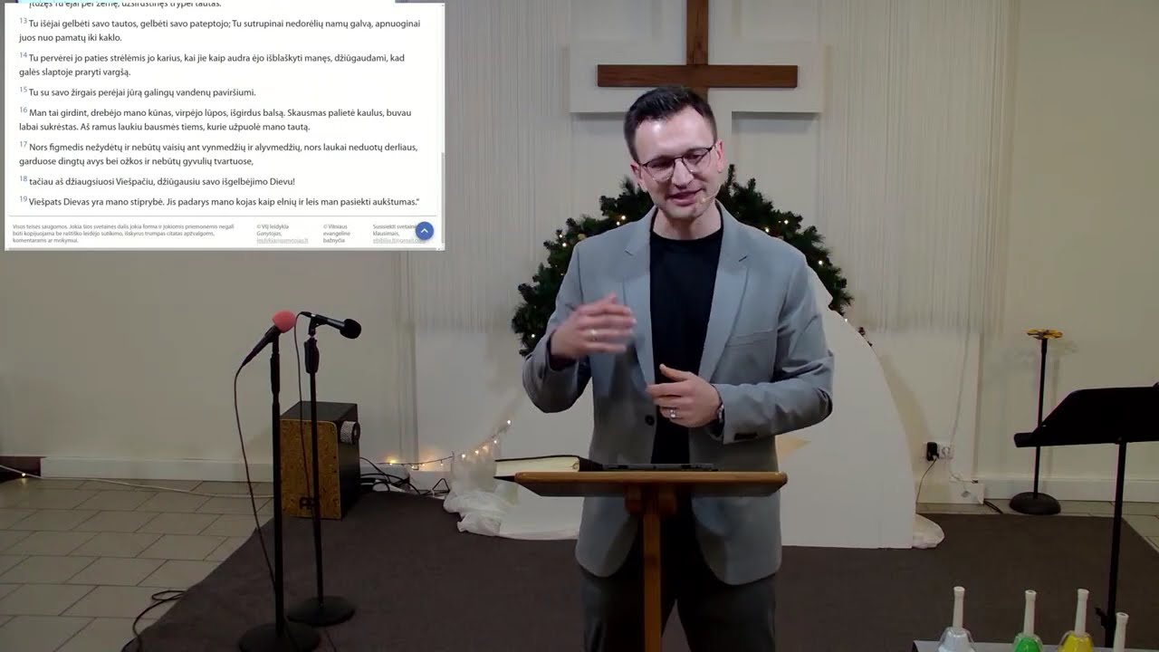 Pamokslas - Vladas Charkovas - Iš kur semtis džiaugsmo per Kalėdas?