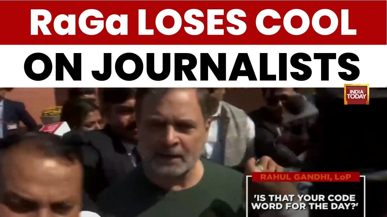 Rahul Gandhi Lashes Out at Journalists Over 'Code Word' and Privilege Motion Row | India Today