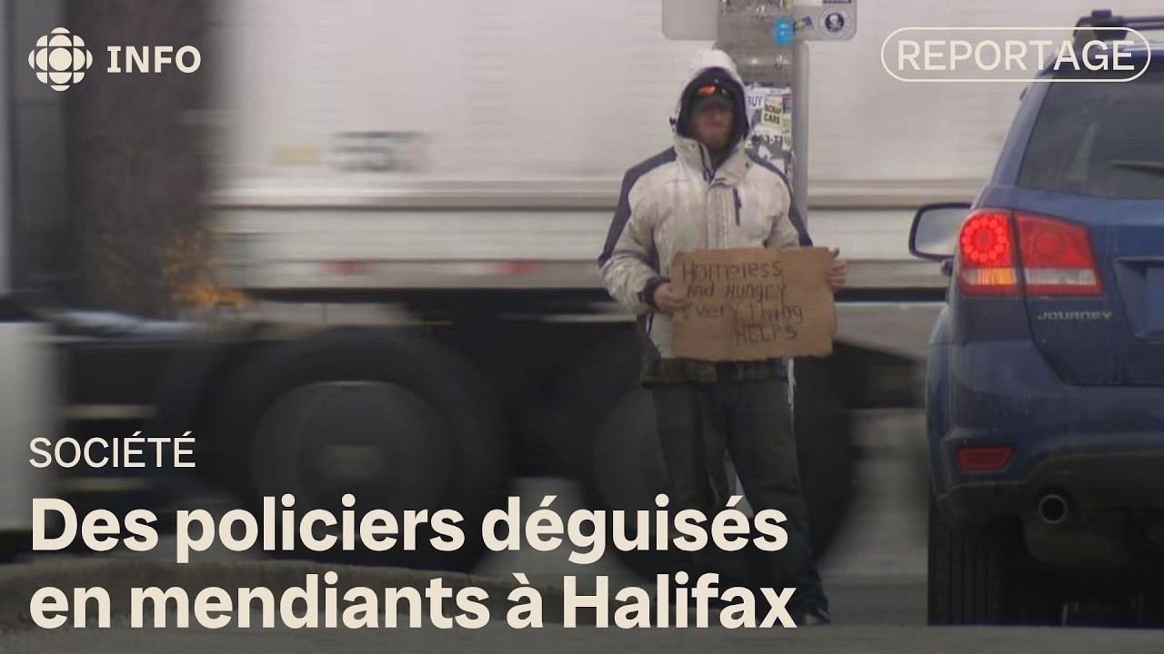 Des policiers d&eacute;guis&eacute;s en mendiants pour pi&eacute;ger des automobilistes &agrave; Halifax
