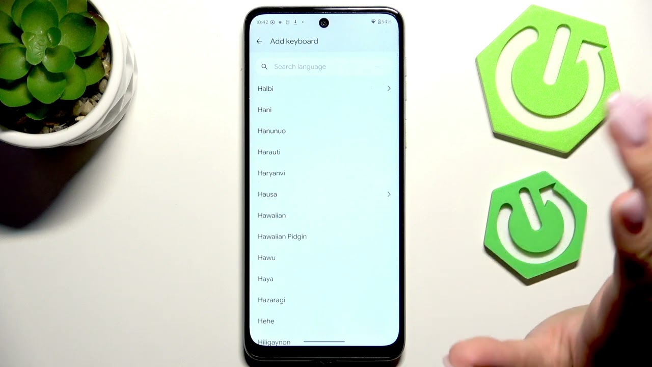 MOTOROLA Moto G45 5G &ndash; How to Change Keyboard Language