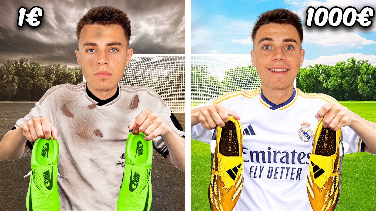Botas de Futbol $1 vs $1000