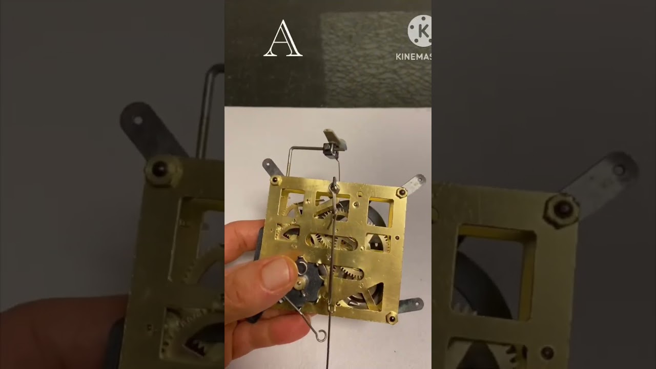 cleaning and service of the small cuckoo clock movement from the 1980s