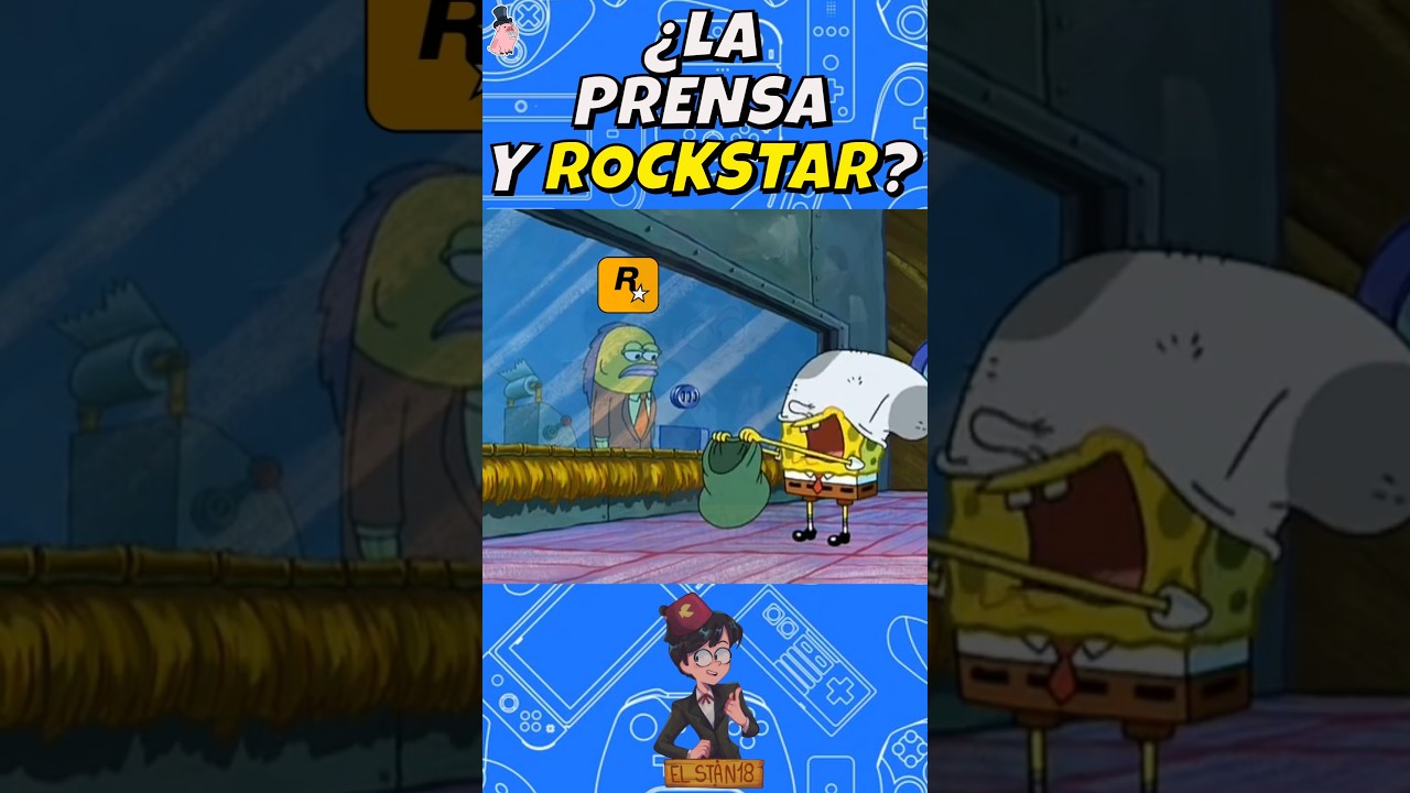 La prensa y Rockstar 😐😐🎮🎮#videojuegos #memes #parodia #humor #gta6