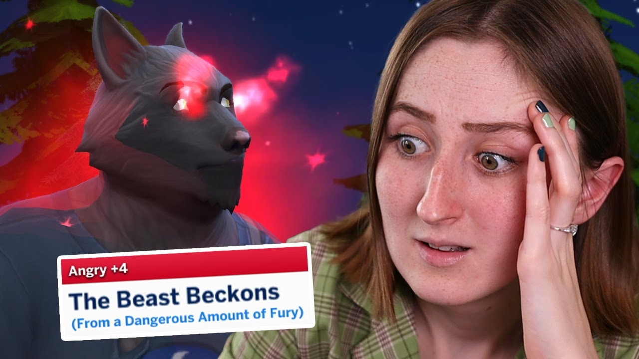 uh oh... my sim is now a werewolf