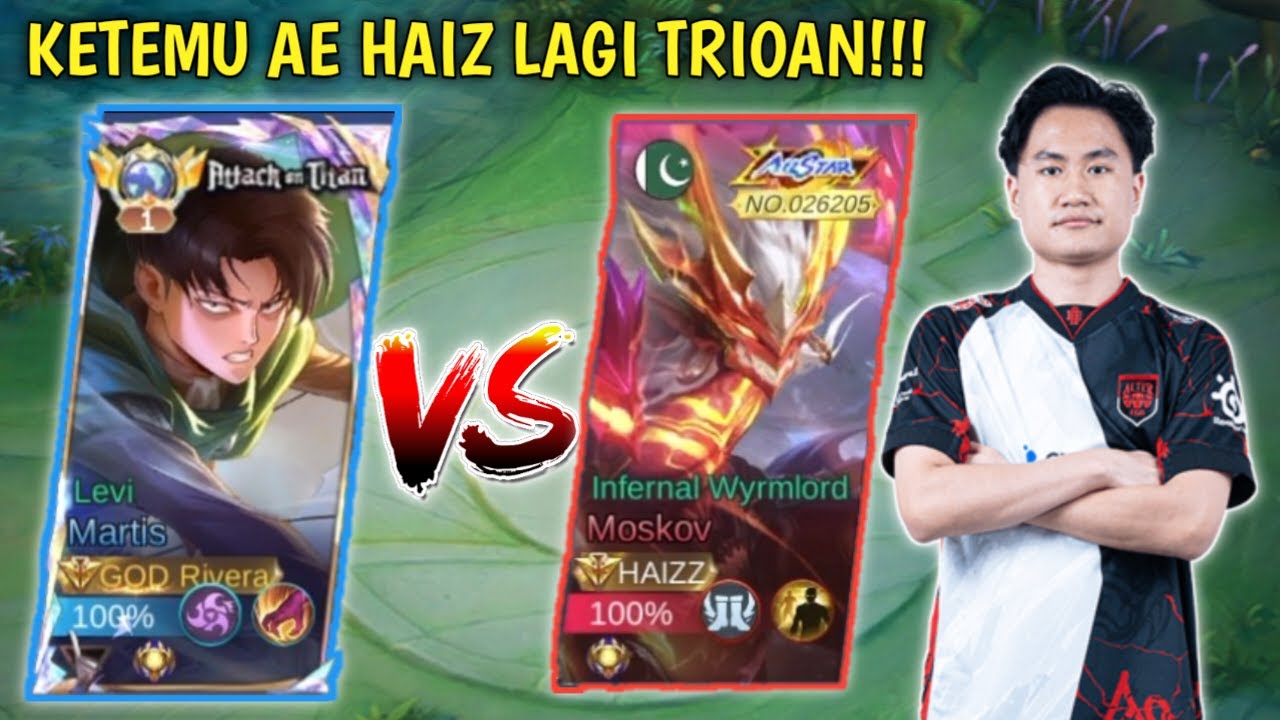REAKSI AE HAIZ KETEMU GLOBAL 1 MARTIS !! HAIZ LAGI TRIOAN? KITA PAKE GAMEPLAY BONGKAR TURRET