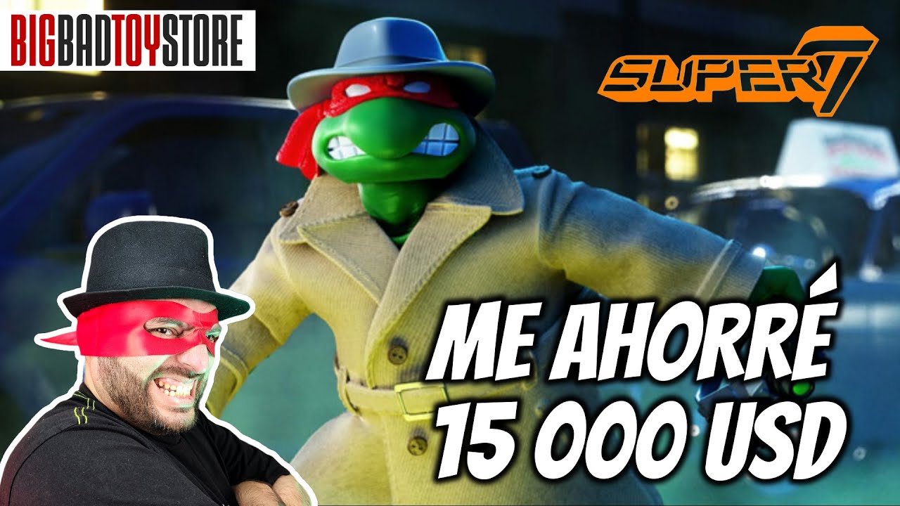 AHORRÉ 15K USD | SUPER7 TMNT ULTIMATE RAPHAEL UNDERCOVER BIG BAD TOY STORE EXCLUSIVO - UNBOXING