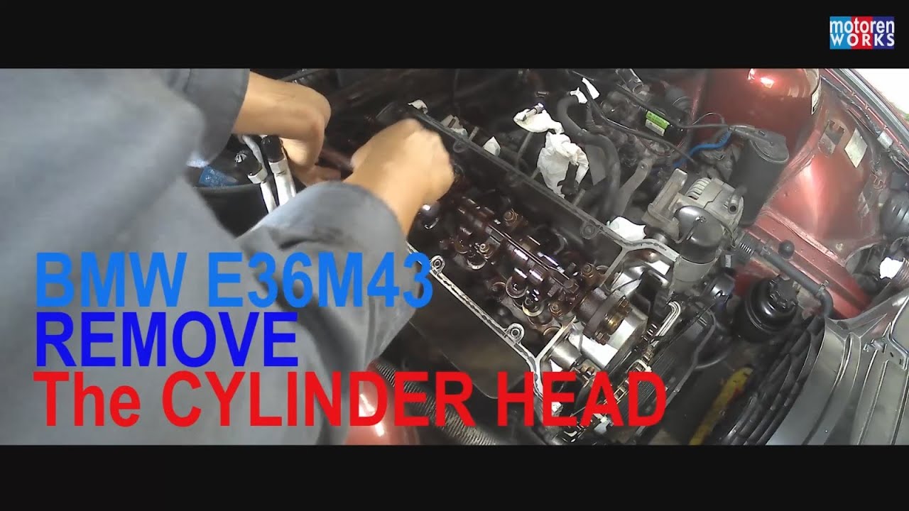 BMW E36M43 remove the Cylinder Head | Cylinder Head part 3