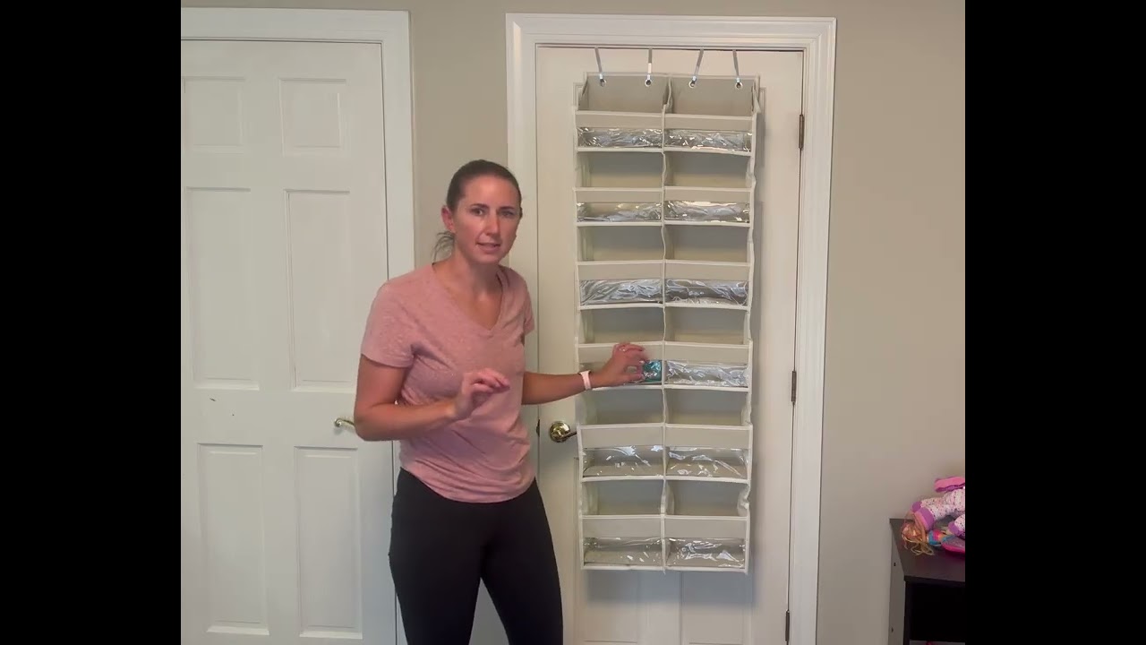 This over the door organizer will hold so much! |Product Overview #ad #amazoninfluencer