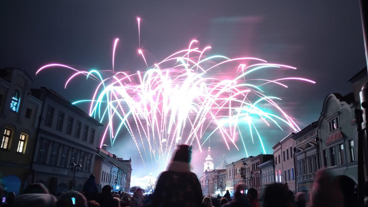 Silvestrovský ohňostroj Svitavy 31.12.2023