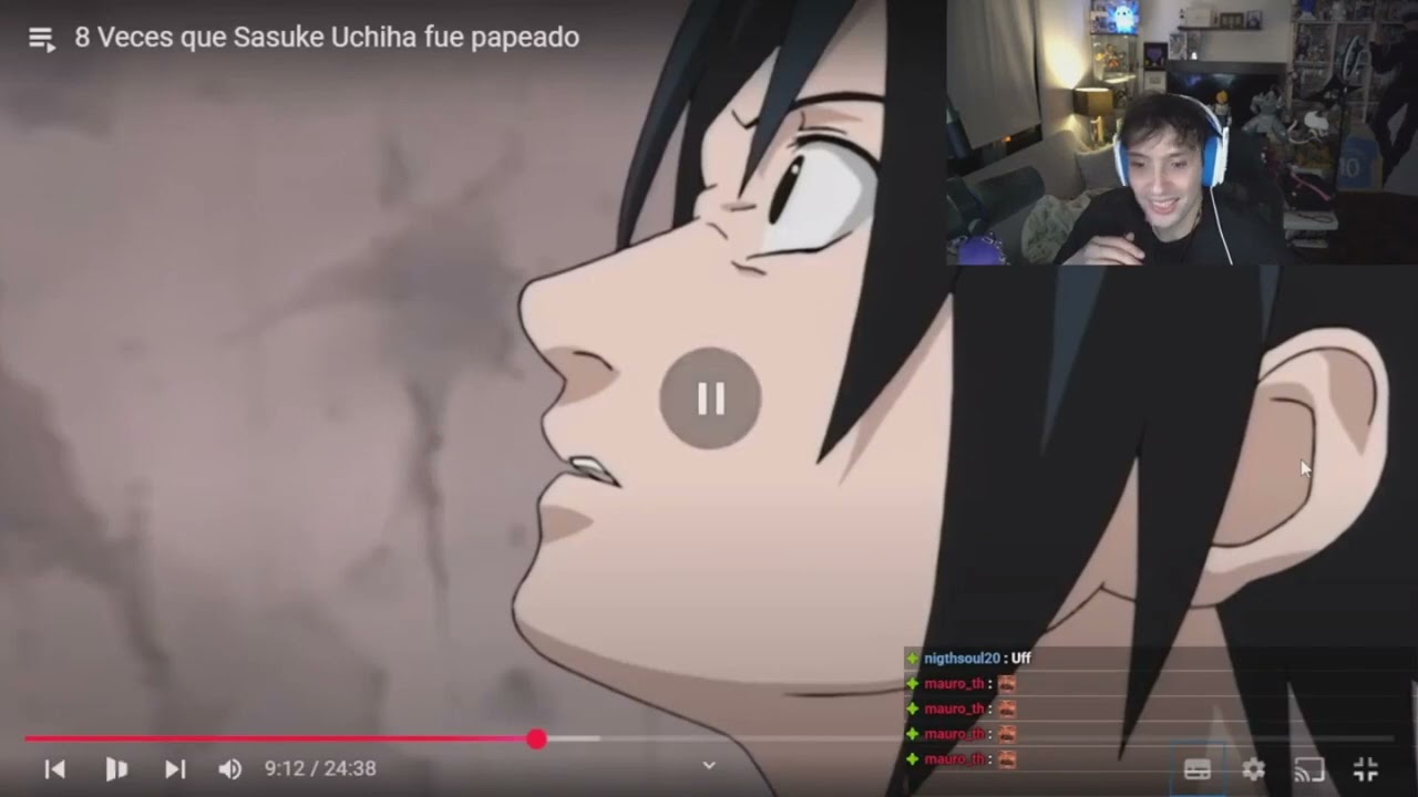 GUIBEL REACCIONA A LAS 8 VECES QUE SASUKE FUE PAPEADO