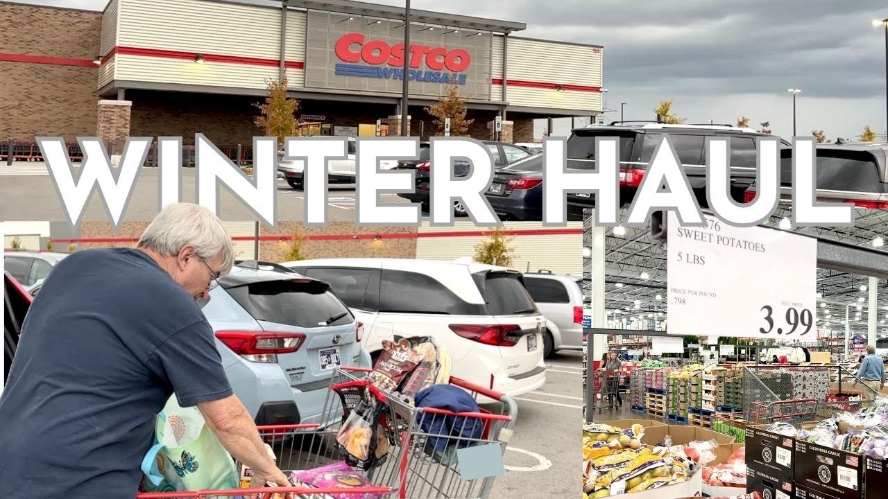 Costco Haul for Winter Stock Up and a Cozy Cooking Day of Making Bread and a Pot of Chili