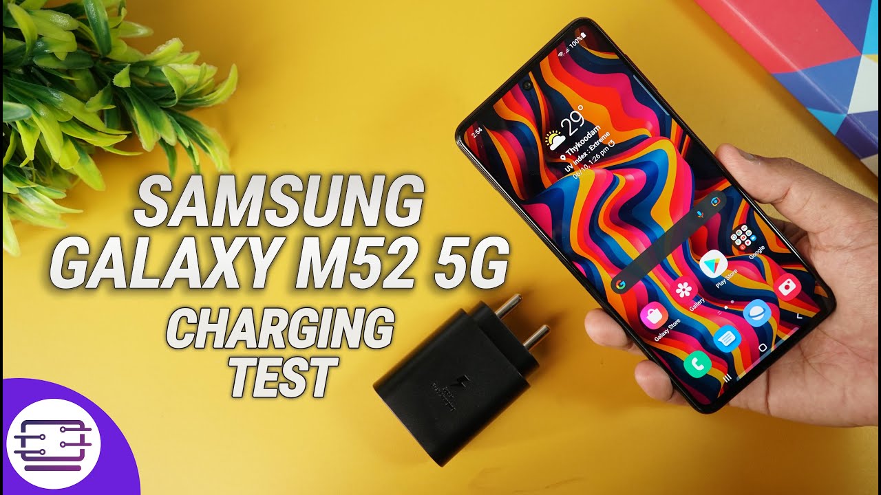 Samsung Galaxy M52 5G Charging Test ⚡⚡⚡ 25W Fast Charger ⚡⚡⚡