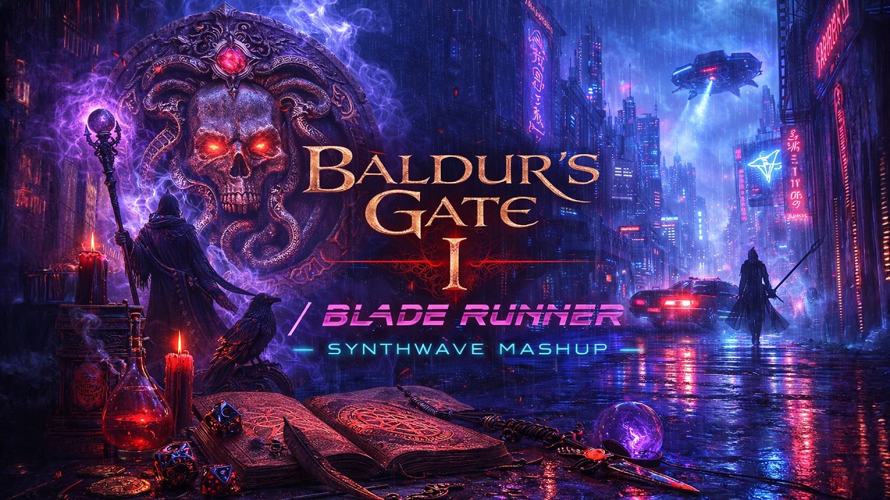Baldurs gate 1 / Blade Runner Sytnhwave Mashup