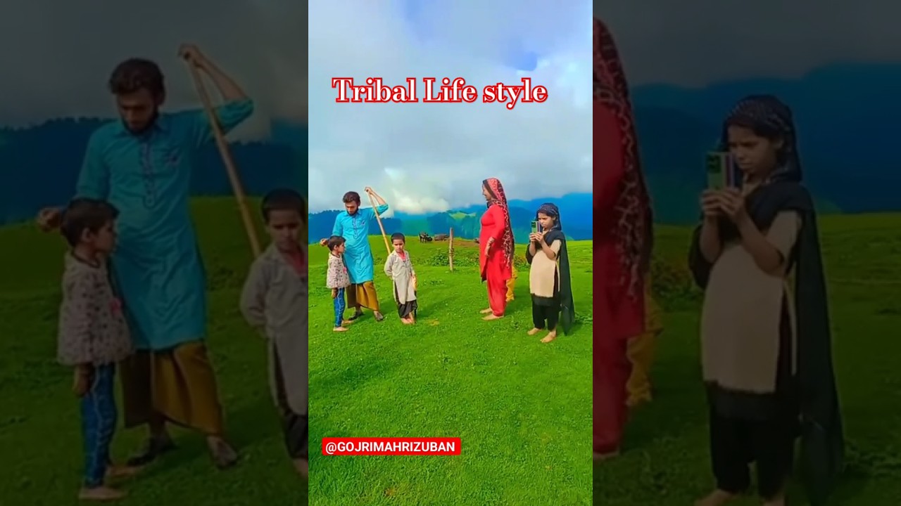 Indian Tribal life style #gojribait #youtubeshorts #gojrigeet #tribalofkashmir #viralshort
