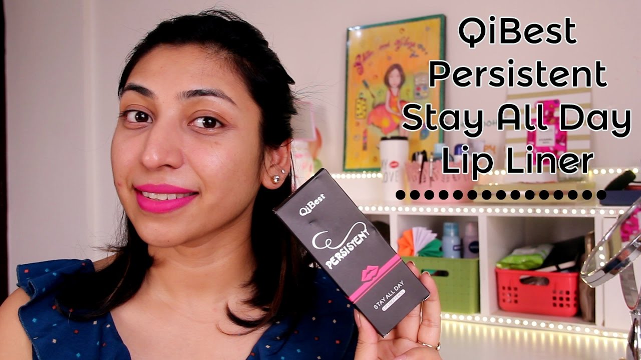 Qi Best Persistant Stay all day lip liner review |Makeup finding on Amazon | MAC lip liner Dupe ??