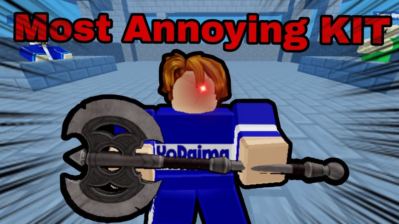Using the most annoying kit in Roblox Bedfight
