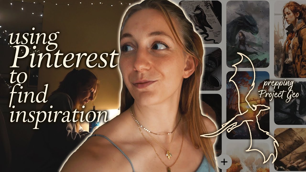 how I use Pinterest for story ideas and character inspiration | Preptober vlog