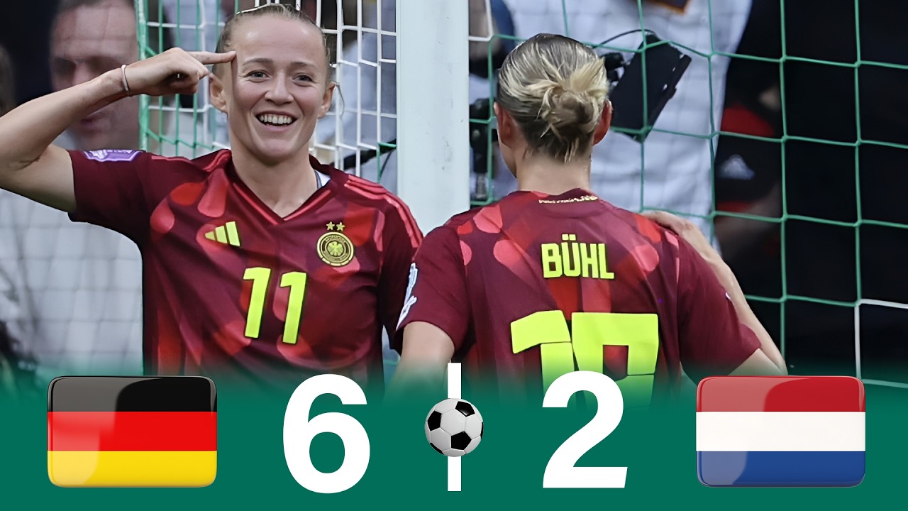 Germany dominate Netherlands | 6-2 on aggregate | UEFA Women&rsquo;s Nations League 2025 (2 legs)