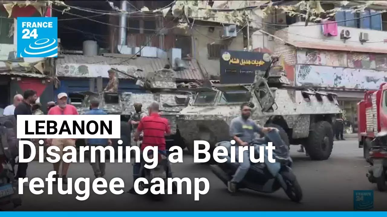 Palestinian factions hand over weapons from Beirut camps &bull; FRANCE 24 English