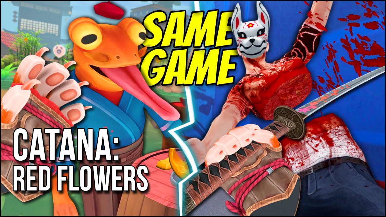 Catana: Red Flowers | Silly Cooking vs Violent Parkour... This Game Has An Identity Crisis!