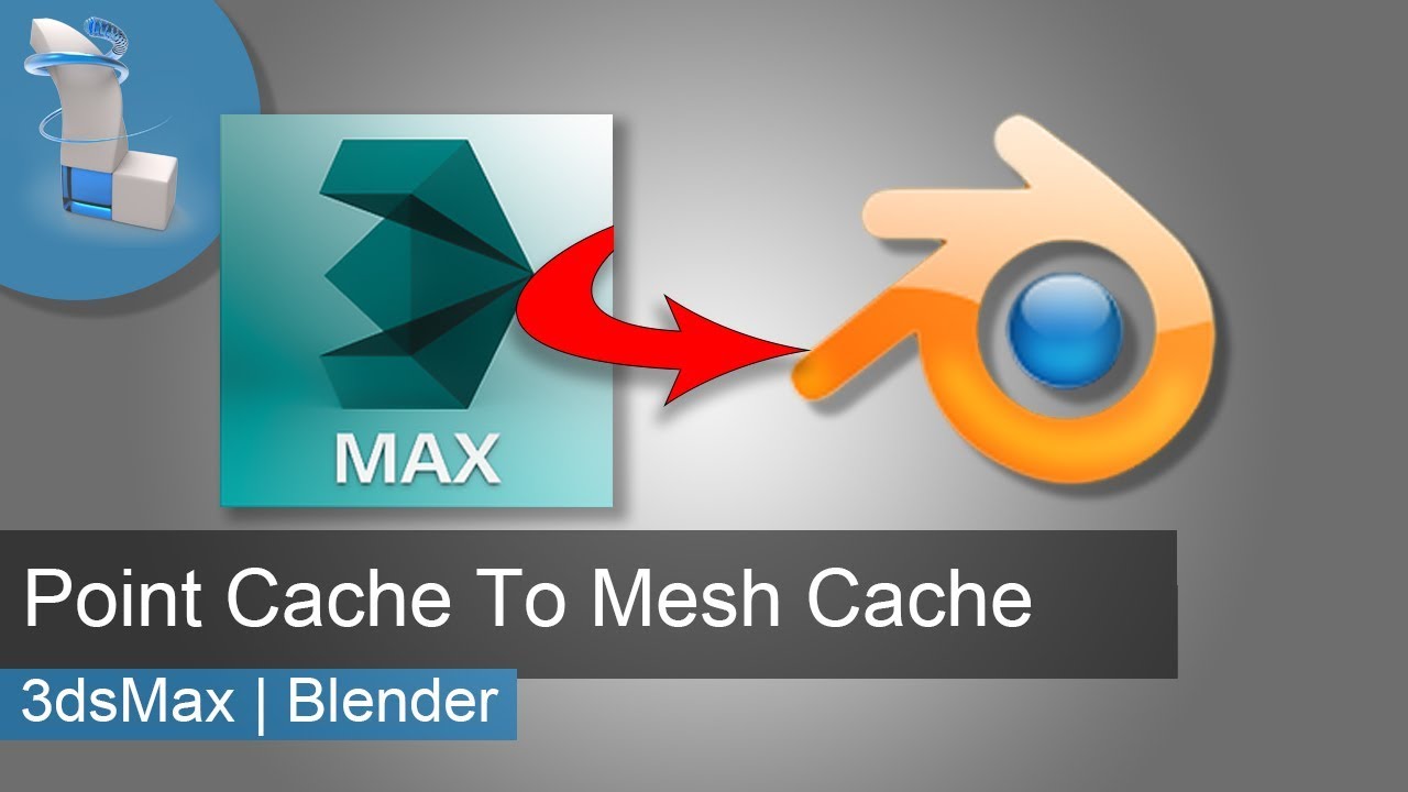 3dsmax To Blender 2.8 | Point Cache To Mesh Cache | Animation Tutorial