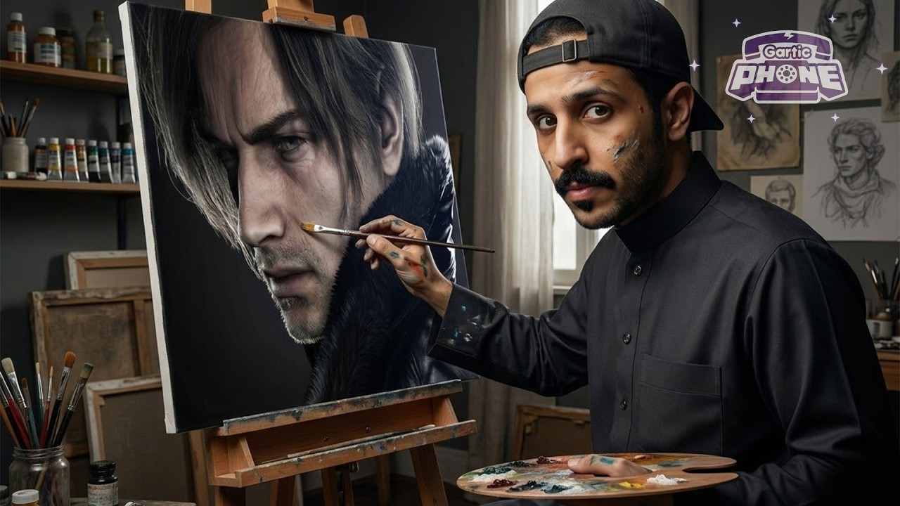 سوينا مسابقة عشوائية لي افضل و اسوء رسام بالبث 😂🧑‍🎨