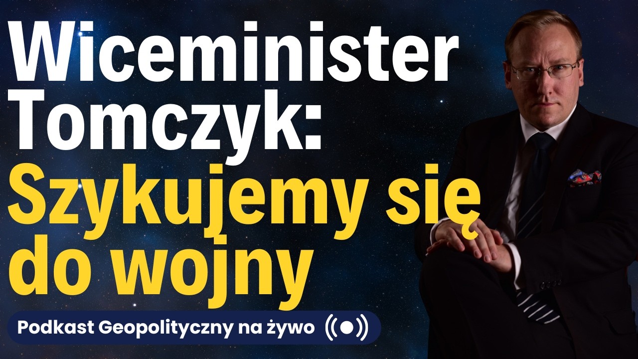 NA ŻYWO: Wiceminister Tomczyk: 