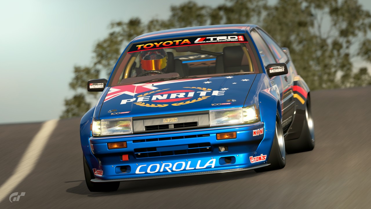 Toyota Corolla Levin AE86 (Penrite Livery) Mount Panorama Motor Racing Circuit