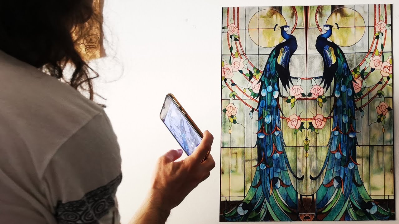 Stained Glass Window Drawing (timelapse)