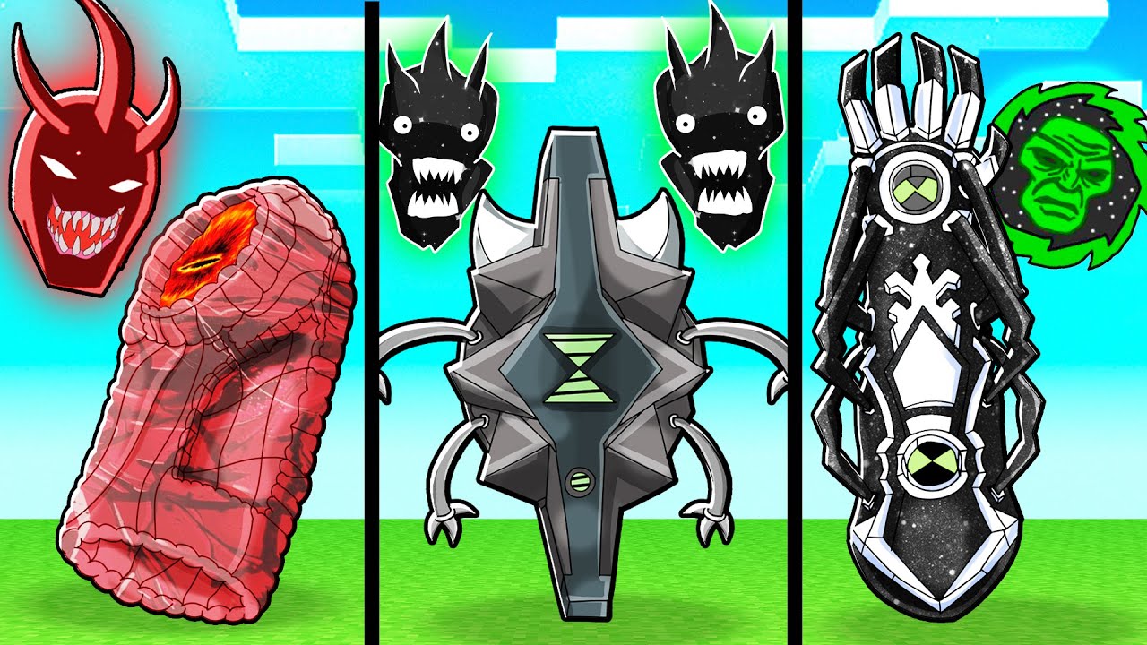 A CADA 3 MINUTOS o CARNITRIX e OMNITRIX de BEN 10 FICA MAIS FORTE no MINECRAFT