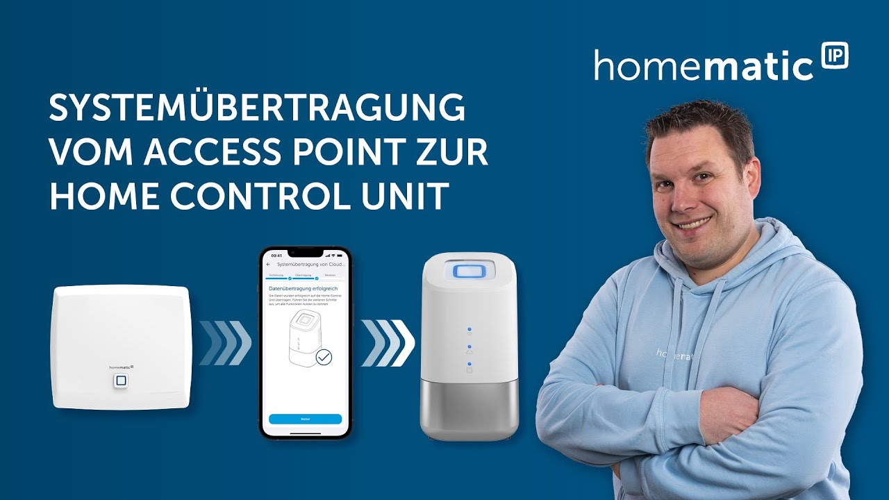 Homematic IP | Systemübertragung vom Access Point zur Home Control Unit