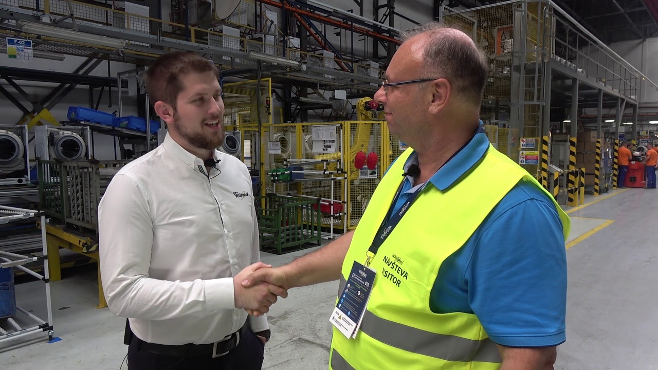 Industry 40 vo výrobe práčiek Whirlpool