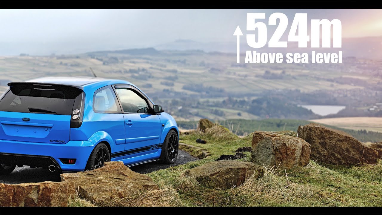 200bhp Fiesta ST Hill Climb POV Holme Moss 524m Above Sea Level Woodhead CINEMATIC