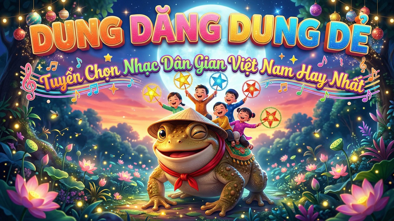 🌈 DUNG DĂNG DUNG DẺ 🎶 LK Nhạc D&acirc;n Ca Việt Nam Tuyển Chọn Hay Nhất 🍄 Hoạt h&igrave;nh &acirc;m nhạc 3d